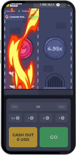 Chicken Road failed jump with burned chicken animation