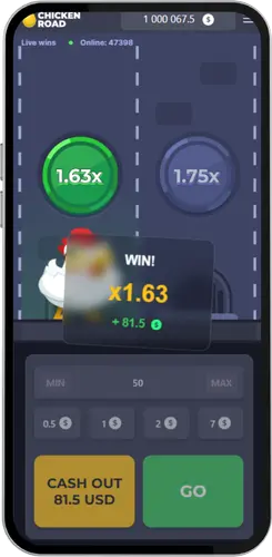 Chicken Road cashout win with 1x63 multiplier