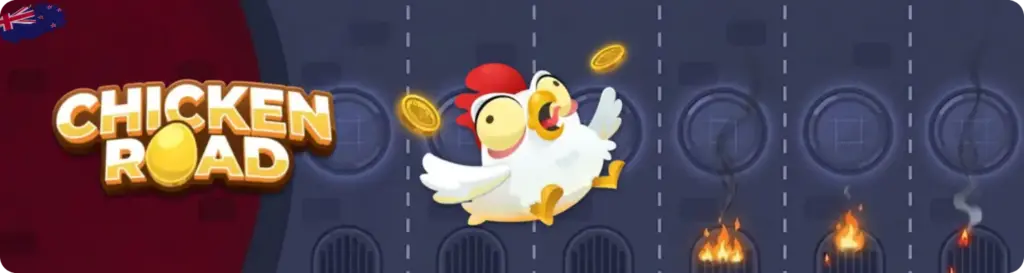 Chicken Road game banner for New Zealand players